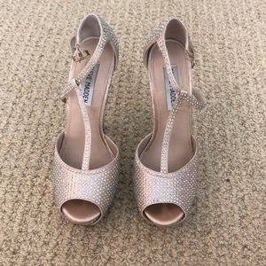 Steve Madden Rhine Stone Platform Heels